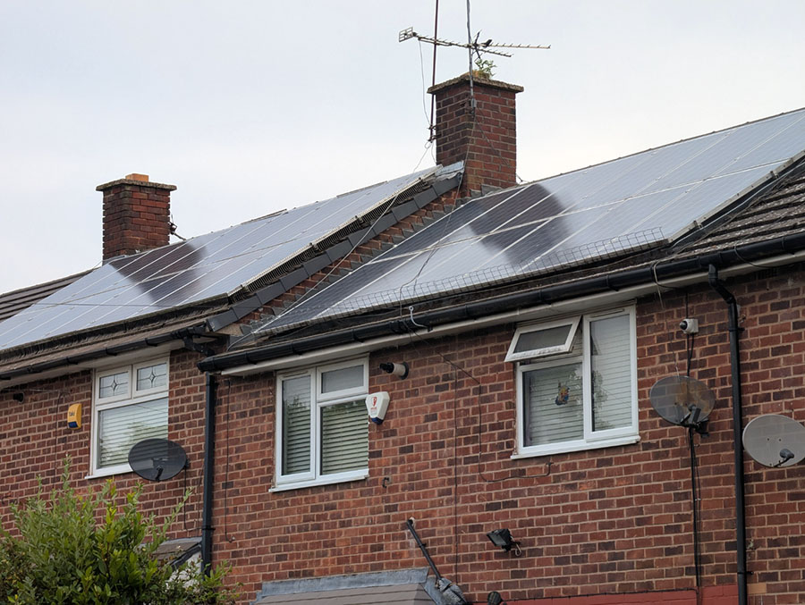 Domestic Solar Panel Cleaning in Liverpool by Refresh Cleaning Services Wigan